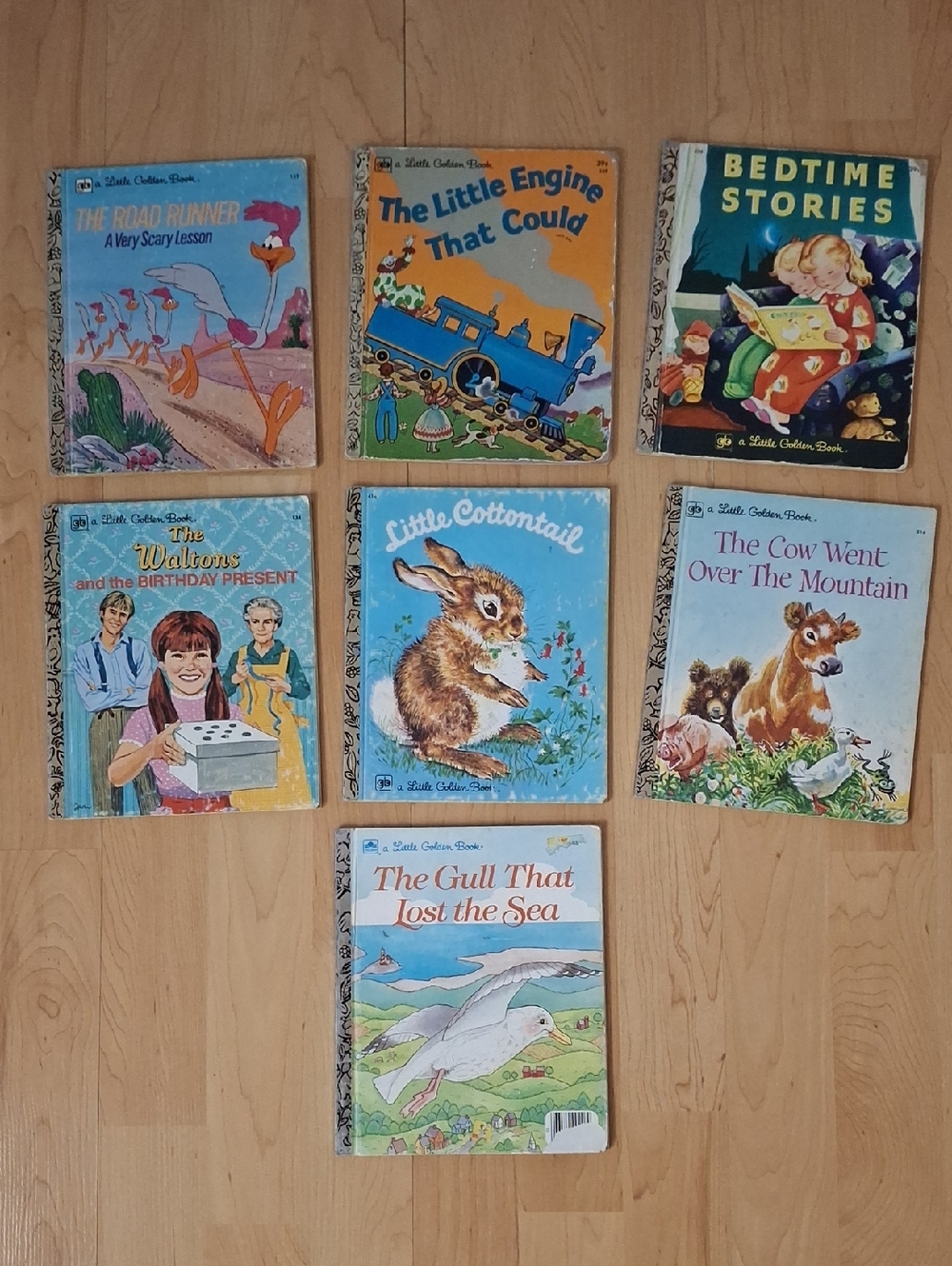 Vintage Little Golden Books Lot Of 7 1970s To 1980s